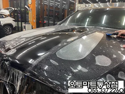 벤츠 GLE 400d 쿠페. 포르쉐카이엔의 고퀄리티 PPF 시공~보닛 (본넷,범퍼비키니 사이드미러 하이그로시)김해 장유 진영 경남 / 경남 김해