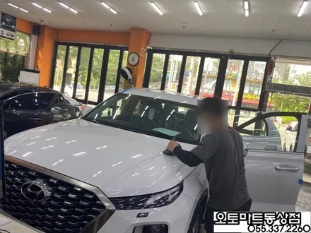 김해 팰리세이드 신차패키지 그릴망시공/화이트펄/ 가솔린/버텍스 시공 최고의 기술력을 찾아서~~ / 경남 김해