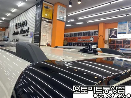 김해 레이노썬팅  믿고 맡겼습니다~언블리치드 아이보리 블랙모노톤 캐스퍼 터보 액티브 / 경남 김해