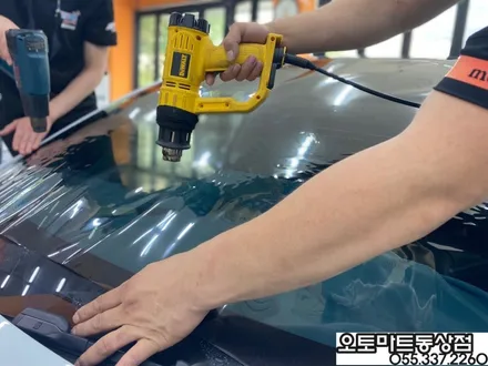 김해 테슬라모델Y 썬팅 기술력 인증된 곳에서 시공하셔야죠! 레이노 S9시공/경남 장유 진영 / 경남 김해