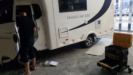 김해오토마트 캠핑카블랙박스장착작업(3채널)현대포터2캠핑카 블랙박스 김해,장유,진영 / 경남 김해