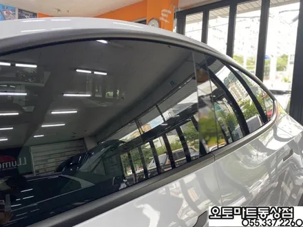 김해 테슬라모델Y 썬팅 기술력 인증된 곳에서 시공하셔야죠! 레이노 S9시공/경남 장유 진영 / 경남 김해
