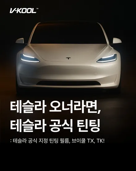 김해 테슬라 썬팅, 처음 입고된 모델 YL 그리고 브이쿨 TX의 완성도 / 경남 김해