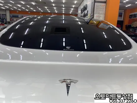 김해 테슬라모델Y 썬팅 기술력 인증된 곳에서 시공하셔야죠! 레이노 S9시공/경남 장유 진영 / 경남 김해