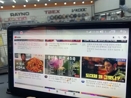 김해안드로이드올인원 카나로X plus 봉고탑차~GSP인버터 베터리,파인뷰LX5 / 경남 김해