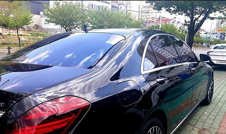 벤츠  S560 루마버텍스1100 명품썬팅!!! 경남 김해 진영 장유 창원 양산 / 경남 김해