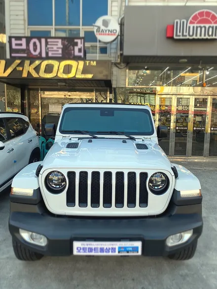 김해자동차썬팅 짚 랭글러 사하라 브이쿨K재시공 G80 브이쿨KEV 강력열차단 세팅 / 경남 김해