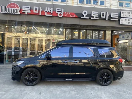 김해블락포디썬팅. 비바 스카이블루 올뉴카니발하이리무진 허니콤블라인드 BLOCKFORD VIVA SKYBLUE / 경남 김해