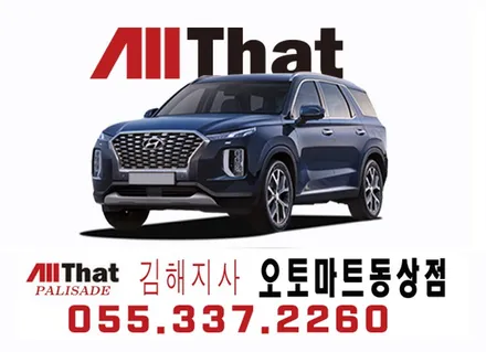 김해썬팅.팰리세이드 신차검수.솔라가드새턴썬팅.블랙박스,사이드스텝장착.PPF 9종작업/올댓김해지사 오토마트동상점 / 경남 김해