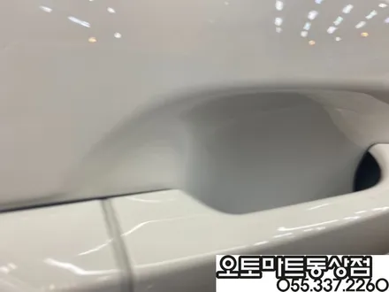 김해 레이노썬팅  믿고 맡겼습니다~언블리치드 아이보리 블랙모노톤 캐스퍼 터보 액티브 / 경남 김해