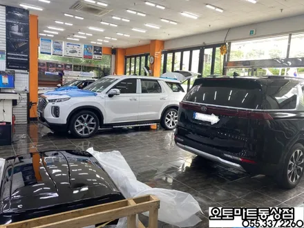 김해 팰리세이드 신차패키지 그릴망시공/화이트펄/ 가솔린/버텍스 시공 최고의 기술력을 찾아서~~ / 경남 김해