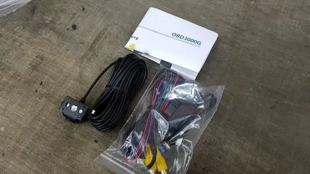 김해 차량전방카메라 설치(CMT-OBD3000G)일반 네비게이션 후진신호 연동 방식_김해오토마트동상점 / 경남 김해
