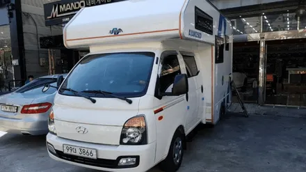 경남캠핑카/김해캠핑카 블랙박스설치,장착,시공전문 오토마트김해루마썬팅동상점_현대포터2캠핑카 블랙박스 장착완료 / 경남 김해