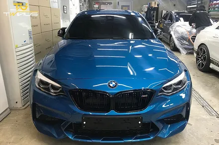 BMW M2랩핑 유광화이트 전체카스킨 / 안양시 동안구 관양동