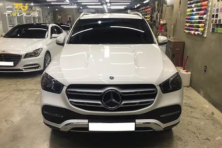 차부분랩핑 벤츠 GLE300d 루프스킨 및 사이드미러랩핑 / 안양시 동안구 관양동