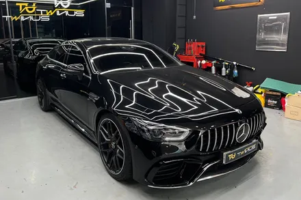 안양랩핑 벤츠AMG GT 63 S 시멘트 크레용 전체랩핑 / 안양시 동안구 관양동