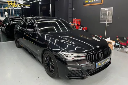 BMW520i 사틴다크그레이 전체랩핑 / 안양시 동안구 관양동