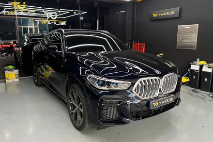 BMWX6 30D 블랙유광 크롬죽이기 및 사틴다크그레이 전체랩핑 그리고 바디킷 튜닝까지 한번에 / 안양시 동안구 관양동
