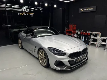 안산 랩핑, 무광에서 고광택으로. BMW Z4 밀레니엄 제이드. / 안양시 동안구 관양동