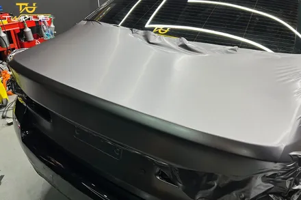 BMW520i 사틴다크그레이 전체랩핑 / 안양시 동안구 관양동
