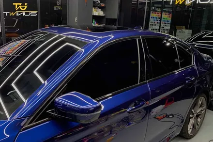 BMW520d 크롬딜리트 창틀몰딩 랩핑 및 헤드라이트 PPF / 안양시 동안구 관양동