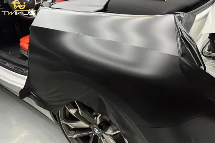 BMWZ4 M40i 사틴블랙 전체랩핑 및 라이트필름 시공 / 안양시 동안구 관양동