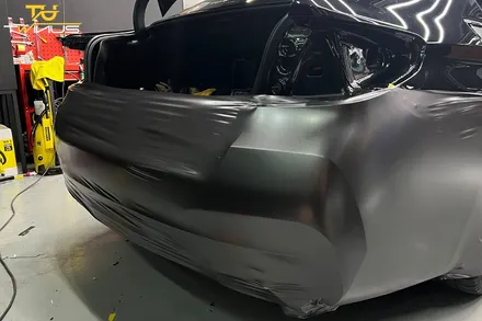 BMW520i 사틴다크그레이 전체랩핑 / 안양시 동안구 관양동