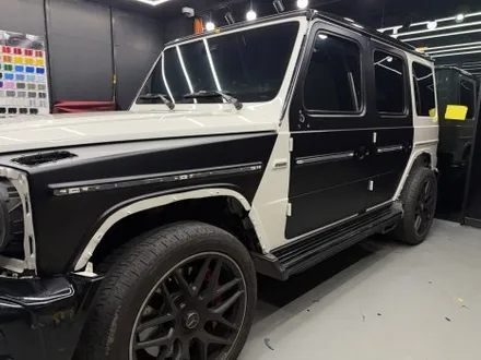 G바겐 랩핑, 사틴의 부드러움 위에 고광택의 날카로움까지! 안양 G63 AMG 랩핑. / 안양시 동안구 관양동