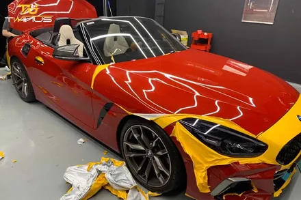 BMW G29 Z4 M40i 택랩 Acid Lime 전체랩핑 / 안양시 동안구 관양동