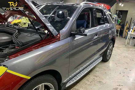 안양랩핑 벤츠 GLE클래스 3M Gloss Anthracite 전체랩핑 / 안양시 동안구 관양동