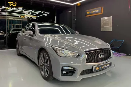 인피니티 Q50S 시멘트 공구리 랩핑 에이버리락그레이 전체카스킨 / 안양시 동안구 관양동