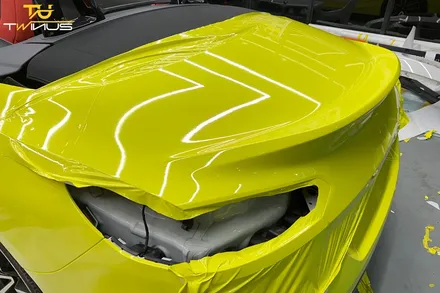BMW Z4랩핑 20i 에이버리 유광엠뷸런스옐로우 전체랩핑 / 안양시 동안구 관양동