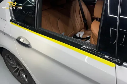 안양랩핑 BMW5시리즈 루프스킨 및 크롬죽이기 랩핑 / 안양시 동안구 관양동