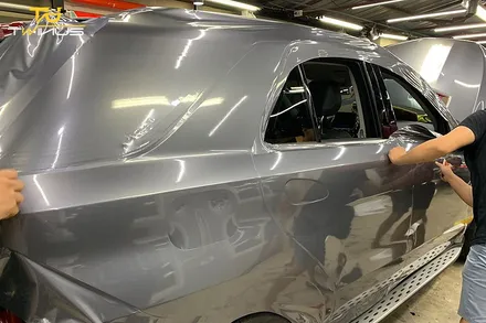 안양랩핑 벤츠 GLE클래스 3M Gloss Anthracite 전체랩핑 / 안양시 동안구 관양동