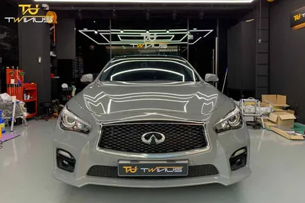 인피니티 Q50S 시멘트 공구리 랩핑 에이버리락그레이 전체카스킨 / 안양시 동안구 관양동