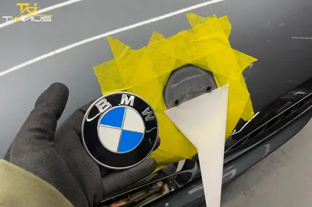 BMW G30 520d 사틴블랙 전체랩핑 / 안양시 동안구 관양동