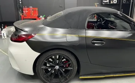 안산 랩핑, 고광택 라바오렌지로 새로운 이미지를 메이킹하다. BMW Z4 M40i 랩핑 맛집 등극! / 안양시 동안구 관양동