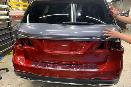 안양랩핑 벤츠 GLE클래스 3M Gloss Anthracite 전체랩핑 / 안양시 동안구 관양동