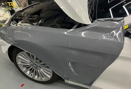 BMW420i 전체랩핑 에이버리 락그레이 시멘트 공구리 랩핑 / 안양시 동안구 관양동