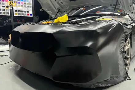 BMWZ4 M40i 사틴블랙 전체랩핑 및 라이트필름 시공 / 안양시 동안구 관양동