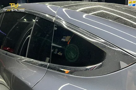 테슬라 모델X 크롬죽이기 및 전체랩핑 그리고 휠도색 / 안양시 동안구 관양동