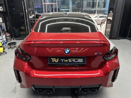 안산 랩핑, BMW G87 M2 사고 보험수리로서 전체 시공. 뱀파이어 레드! / 안양시 동안구 관양동