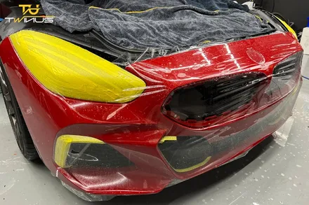 BMW Z4 M40i 부분 PPF 및 사틴블랙 락그레이 전체랩핑 / 안양시 동안구 관양동