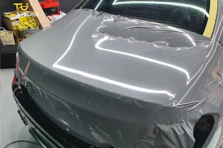 벤츠 E53AMG 전체랩핑 에이버리 락그레이 시공 / 안양시 동안구 관양동