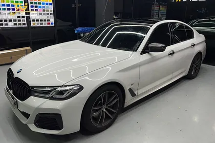 안양랩핑 BMW5시리즈 루프스킨 및 크롬죽이기 랩핑 / 안양시 동안구 관양동