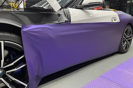 안양랩핑 BMWZ4 20i 무광퍼플메탈릭 전체랩핑 / 안양시 동안구 관양동