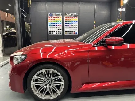 안산 랩핑, BMW G87 M2 사고 보험수리로서 전체 시공. 뱀파이어 레드! / 안양시 동안구 관양동