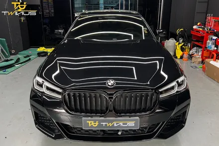 BMW520i 사틴다크그레이 전체랩핑 / 안양시 동안구 관양동