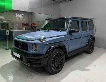 G바겐 랩핑, 사틴의 부드러움 위에 고광택의 날카로움까지! 안양 G63 AMG 랩핑. / 안양시 동안구 관양동