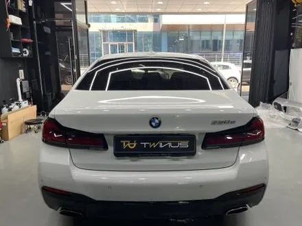 부천 랩핑, 빛을 흡수하는 파급력. BMW 5시리즈 고광택 무광 블랙. / 안양시 동안구 관양동